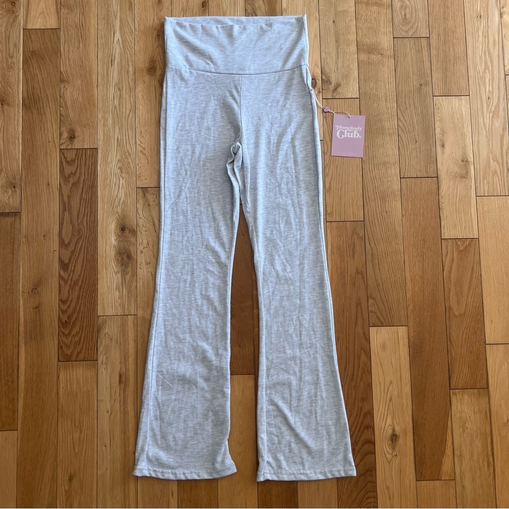 NWT Homebody Club Womens Gray Zip Hooded Sweater Pants Lounge Set‎ Size S - Picture 10 of 15